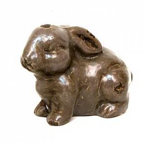 Sitting Ceramic Rabbit - Tan