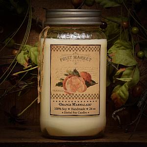 Herbal Star Candle - Orange Marmalde