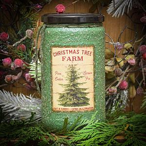 Herbal Star Candle - Pine Star Shine