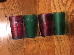 Christmas Votives - Set of 4